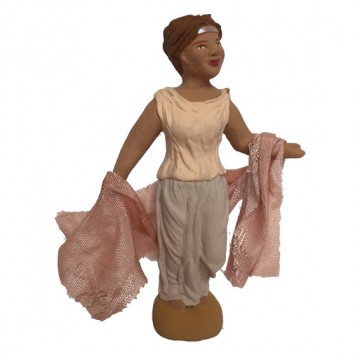 la Romaine à l'étole rose