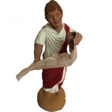 Romain tenant un parchemin